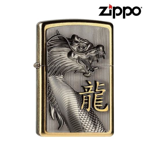 Briquet Zippo Dragon d'or
