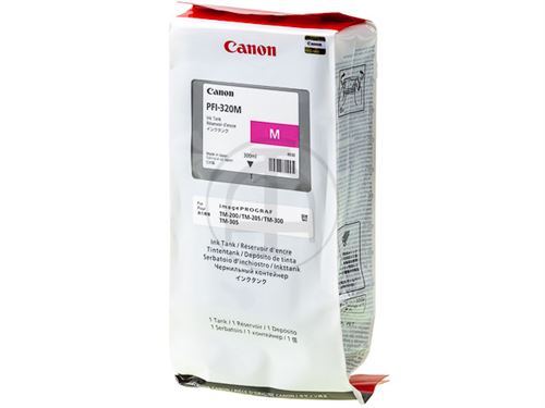 Canon PFI-320 M - 300 ml - magenta - original - réservoir d'encre - pour imagePROGRAF GP-200, GP-300, TM-200, TM-205, TM-300, TM-305