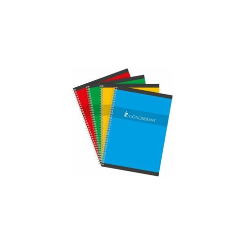 Conquerant Sept Cahier Reliure Intégrale, 170 X 220 Mm Seyès