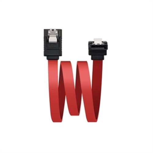 Nano Cable 10.18.0301 - Câble SATA données coudé avec ancrages, Rouge, 0.5mts