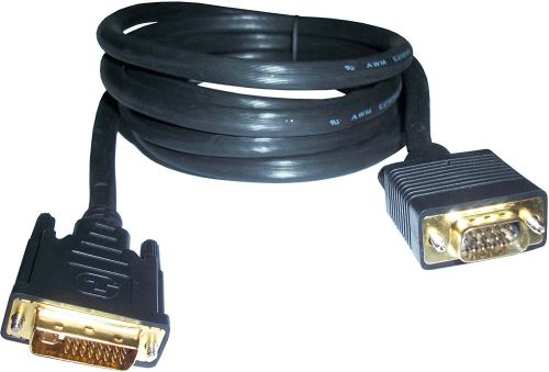 3GO CDVIVGA Câble 2 m Noir
