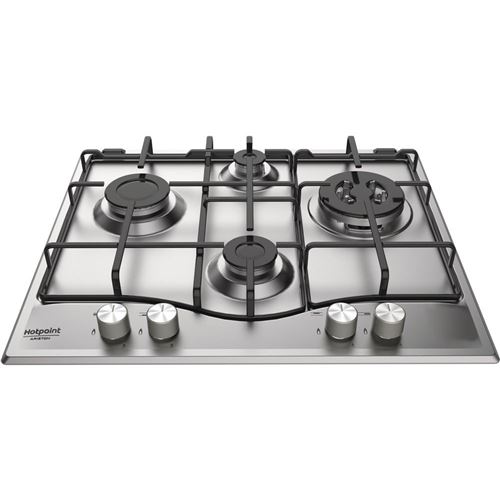 Hotpoint-Ariston Plan Cuisson gaz, Inoxydable, 600 x 510 x 39
