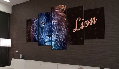 Tableau - Royal flames .Taille : 100x50