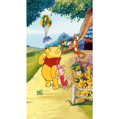 BebeGavroche Rideau occultant Taille L Winnie l'ourson et Porcinet de Disney 140CM X 245CM