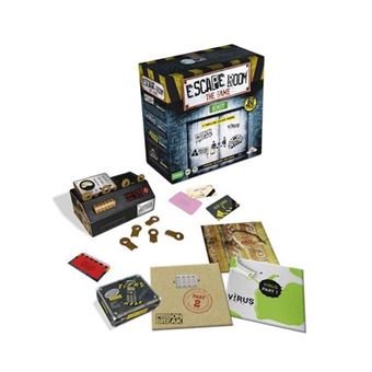 Coffret de 4 jeux d'escape game Identity Games Escape Room Aventures incroyables