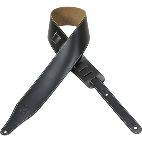 Levy's DM17-BLK - Sangle Guitare Cuir Black