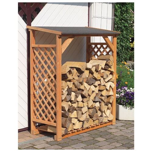 Ideanature Abri Buches En Bois Coloris Miel Simple Mobilier De