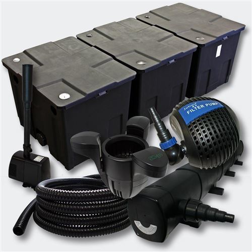 Meilleurs prix pour Kit:Filtration de Bassin 90000l 72W UVC Stérilisateur Pompe Fontaine