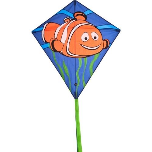 Invento cerf-volant monofil Eddy Clownfish 68 cm bleu