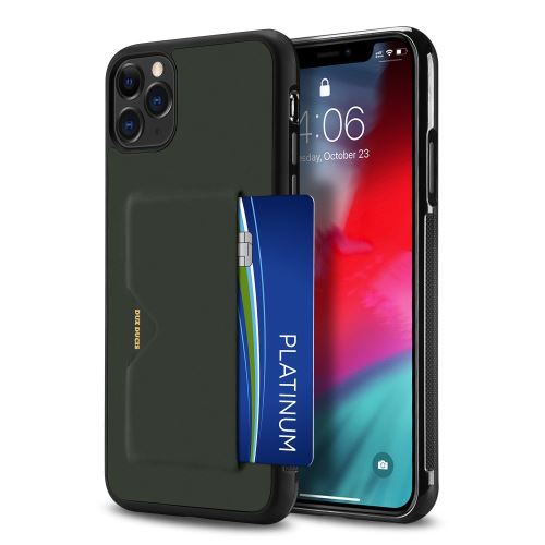 Coque en TPU + PU vert pour votre Apple iPhone 11 Pro 5.8 pouces (2019)