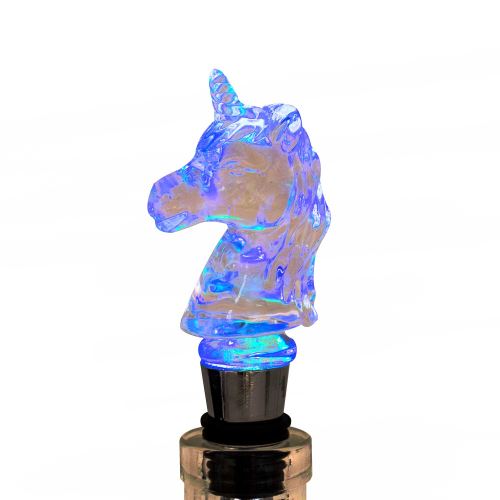 Loom LO-UNINSTP Bouchon pour Bouteille de Vin LED Plastique, Multicolore, 13,5 x 2,3 x 4,5 cm