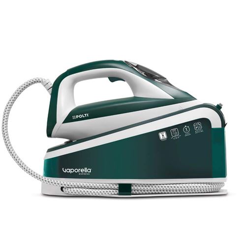 Polti Vaporella Express VE30.20 Pump-driven steam ironing station 2200 W 1,6 L Semelle en céramique Vert, Blanc