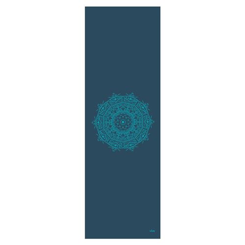 Tapis de yoga design MANDALA, The Leela Collection pétrole, Mandala: turquoise