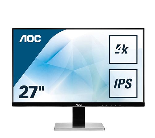 Ecran AOC Pro-line U2777PQU - Écran LED - 27 - 3840 x 2160 4K - noir, argent
