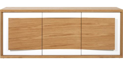 SUBLEEM Bahut 210 cm 3 portes LIAGO