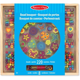 Jeu d'éveil Melissa & Doug Bouquet de Perles en Bois