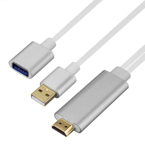 Mini MHL USB vers HDMI 1080P TV HD Câble adaptateur pour Samsung Galaxy S6 S7