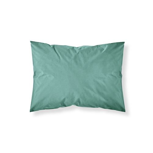 Taie d'oreiller Diabolo Menthe - 100% coton 57 fils - 50 x 70 cm - Bleu turquoise