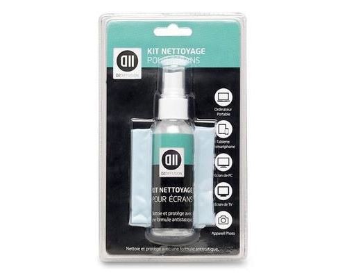 D2 Kit de nettoyage pour écran 60ml avec chiffon