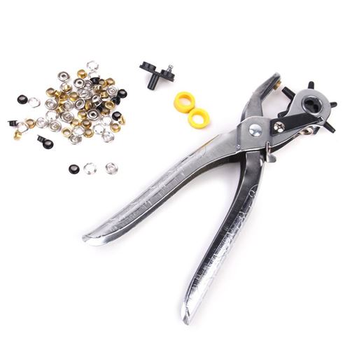 SHOP-STORY - Pince Poinçonneuse Perforatrice Perforeuse pour Trou de Ceinture, Scrapbooking et autres Vendu avec Oeillets