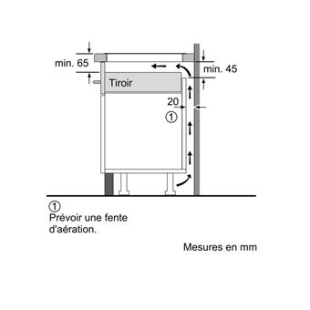 Neff N 90 T56TS51N0 - Table de cuisson à induction - 4 plaques de cuisson - Niche - largeur : 56 cm - profondeur : 49 cm - noir/acier inoxydable - avec garnitures en acier inoxydable