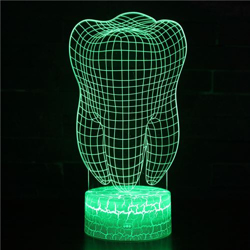 Lampe 3D Tactile Veilleuses Enfant 7 Couleurs avec Telecommande - Organes #311