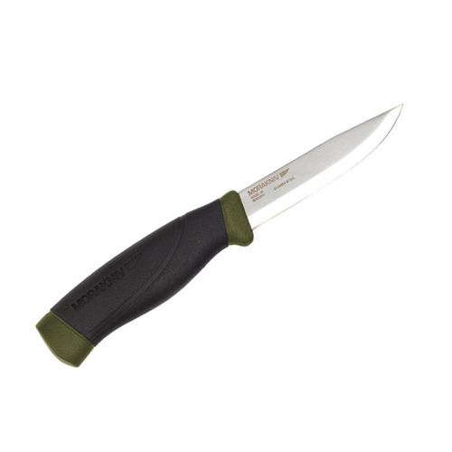 Lames fixes,poignards - morakniv - 12210 - poignard mora companion heavy duty mg noir/kaki carbone