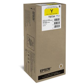 Epson T9734 - 192.4 ml - taille XL - jaune - original - cartouche d'encre - pour WorkForce Pro WF-C869R, WF-C869RD3TWFC, WF-C869RDTWF, WF-C869RDTWFC - 1