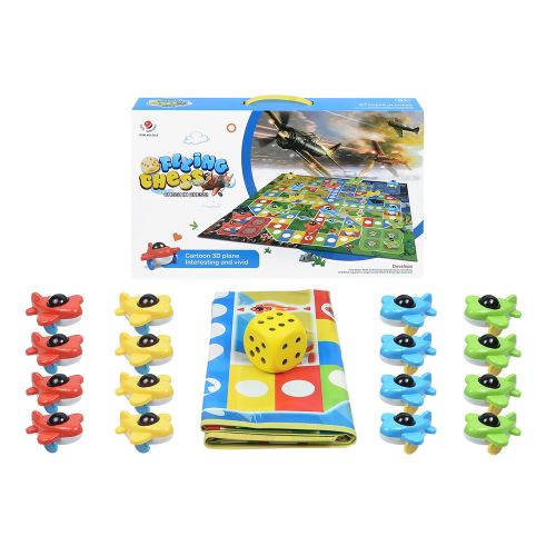 3D Mini Avion Volant D'Échecs Et Mats Family Game Intelligence Toy Party Fun BT638