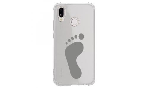 Coque souple pour Huawei P20 Lite avec impression Motifs empreinte de pied