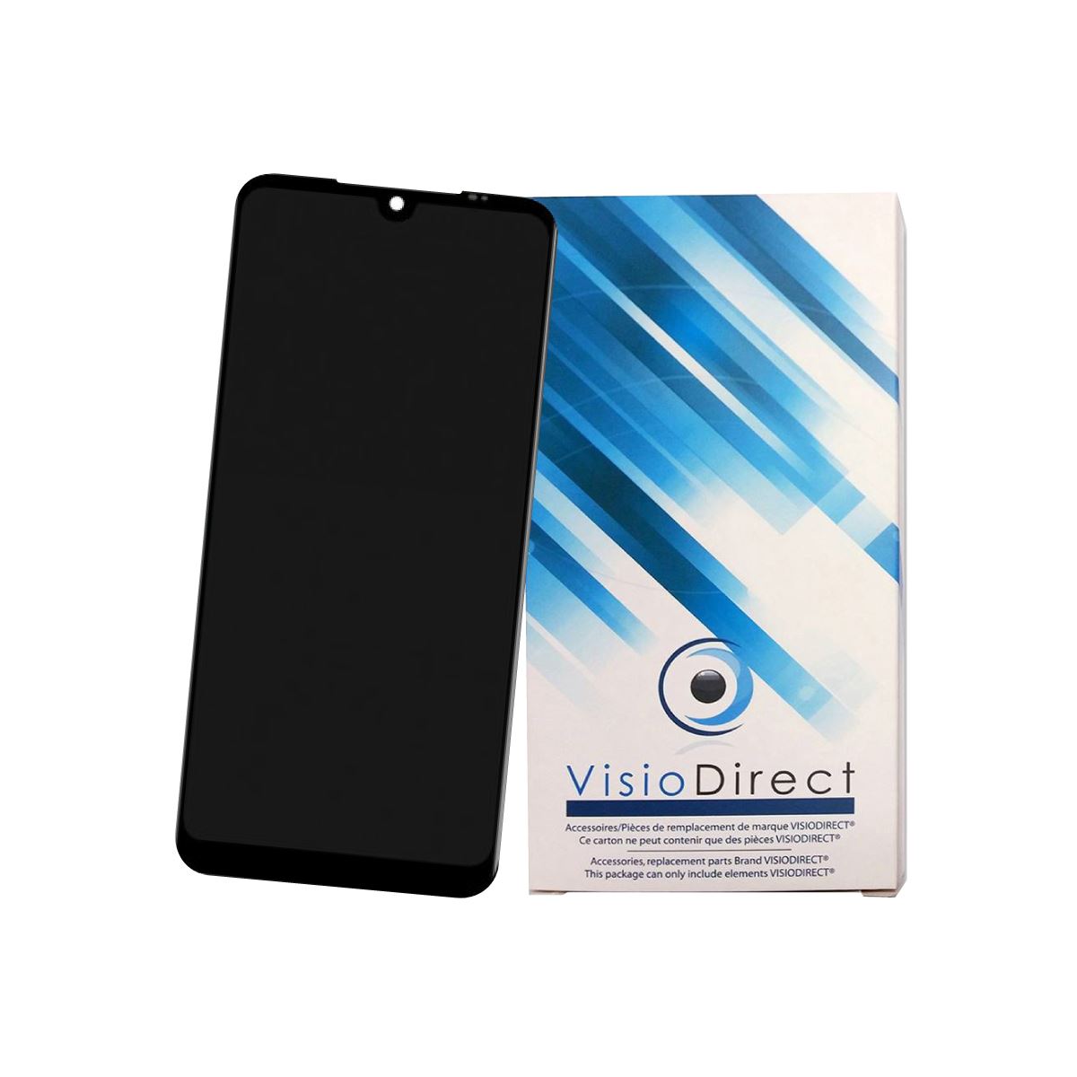 Écran Complet (vitre Tactile + LCD) Pour Xiaomi Redmi 7 6.26" - Noir Eclipse, Neuf, Garantie 1 An
