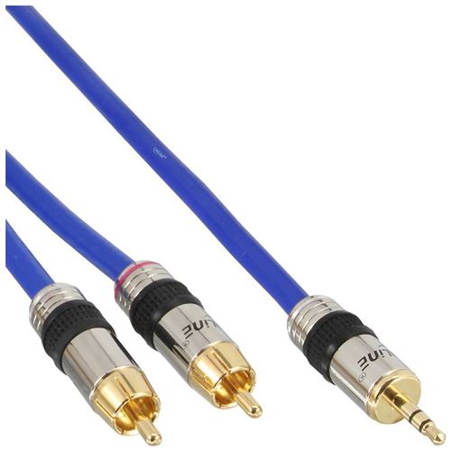 Inline Premium - Câble Audio - Mini-Phone Stereo 3.5 Mm Mâle Pour Rca Mâle - 25 M