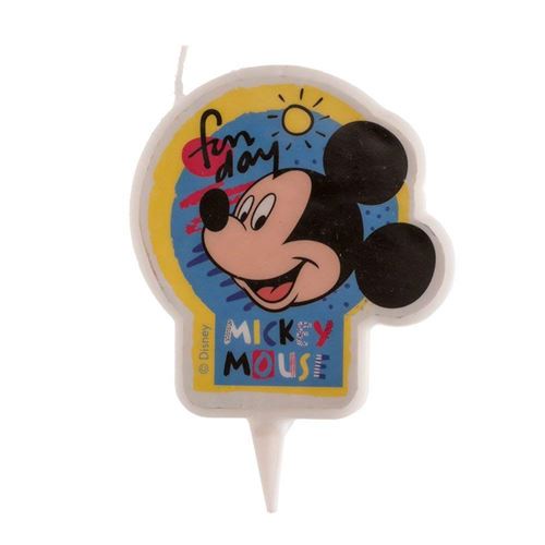 Dekora – Bougie d'Anniversaire 2d Mickey Mouse, multicolore (1)
