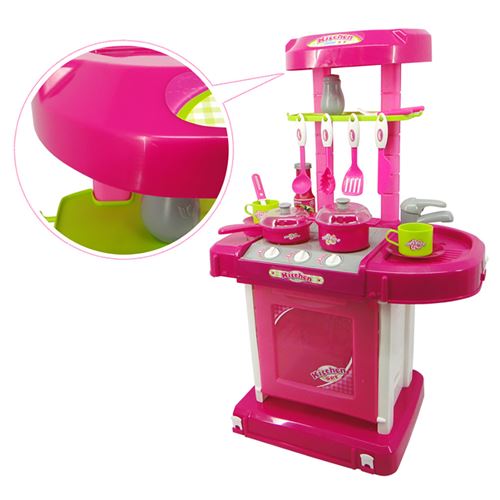 Multifonctionnel enfants jouent jouet fille bebe jouet grande cuisine cuisine simulation Multicolore Autre jeux d imitation Achat prix fnac