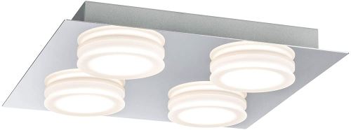 Paulmann 70875 Plafonnier à LED Doradus avec 4 x 4,7 W en métal et plastique 3000 K [Classe énergétique A++]