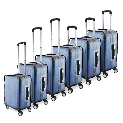 NOVAGO Set de 6 sacs, organisateurs Organiseurs de bagage de valise et de  voyage (Bleu ciel) - Organiseur de bagage - Achat & prix