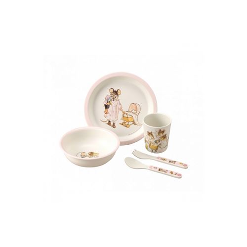 Coffret Repas Ernest et Célestine rose Petit Jour Paris