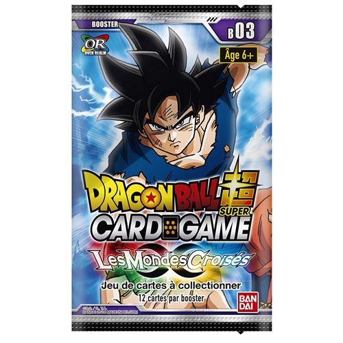 Dragon Ball Super - Boite de 12 Boosters - Booster Série 03 - Les Mondes Croisés