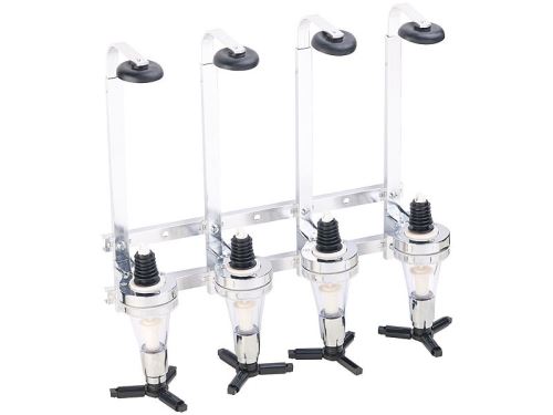 Bouteille et carafe filtrante Rosenstein & Shne Support mural avec doseurs pour 4 bouteilles
