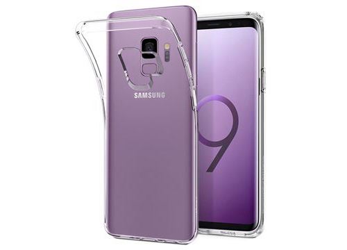 Spigen Liquid Crystal - Achterzijde behuizing voor mobiele telefoon - thermoplastic polyurethaan (TPU) - Crystal Clear - voor Samsung Galaxy S9