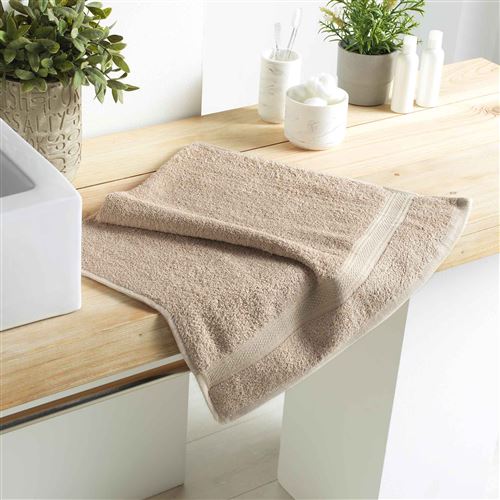 Paris Prix - Serviette De Toilette colors 50x90cm Taupe