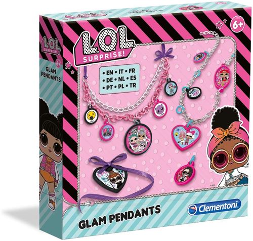 Clementoni bijoux artisanaux Pendentifs Glam ! 8 pièces