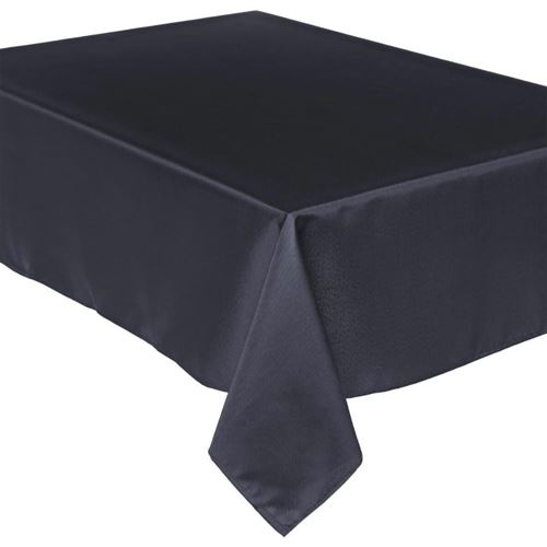 Nappe anti taches rectangulaire 140 x 240 cm - Gris foncé