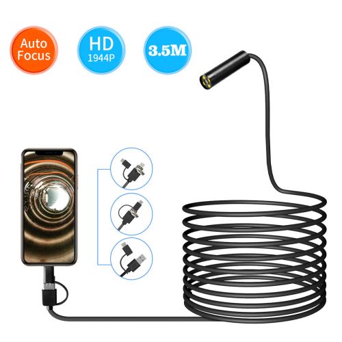 2 en 1 USB Android Endoscope inspection 14.2mm Caméra 4 HD LED IP68 étanche AFSXT175