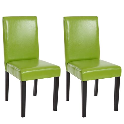 Générique Vert Lot De 2 Chaise Mendler H. 90 Cm Non Pliable En Bois Interieur - Image 1