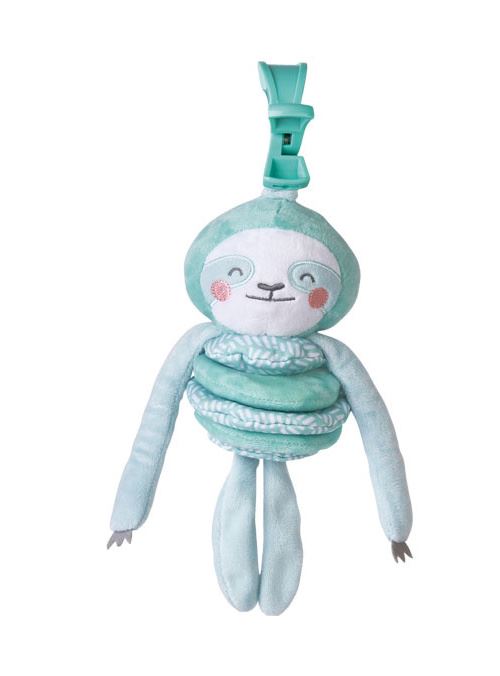 Saro figurine suspendue Wild Colors paresseux polyester vert menthe