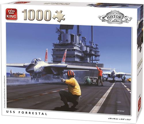 Puzzle 1000 pièces : uss forrestal king puzzles