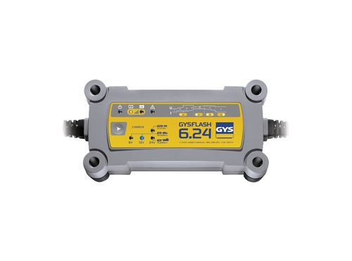 GYS 29460 GYSFLASH Automatic charger 6V/12V/24V 6A car & HGV batte...