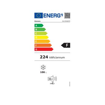 congélateur intégrable à pantographe 106l - gu15dadf0