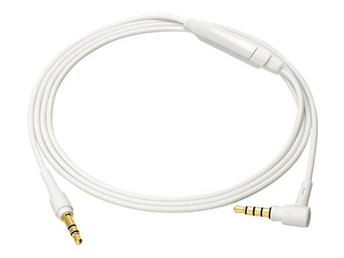 Audio-Technica SonicFuel ATH-AR3iS - Écouteurs avec micro - sur-oreille - filaire - jack 3,5mm - blanc